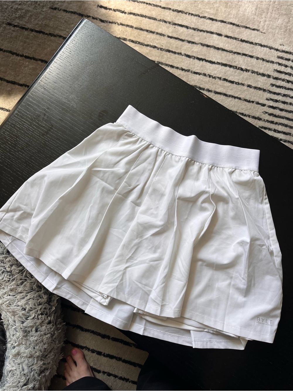 BYLT - White Pleated Tennis/Golf Skirt